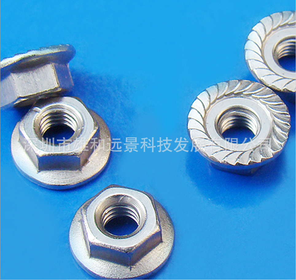 六角法蘭面鍍鋅螺母 機械緊固件供應(yīng) 設(shè)備螺母批發(fā)