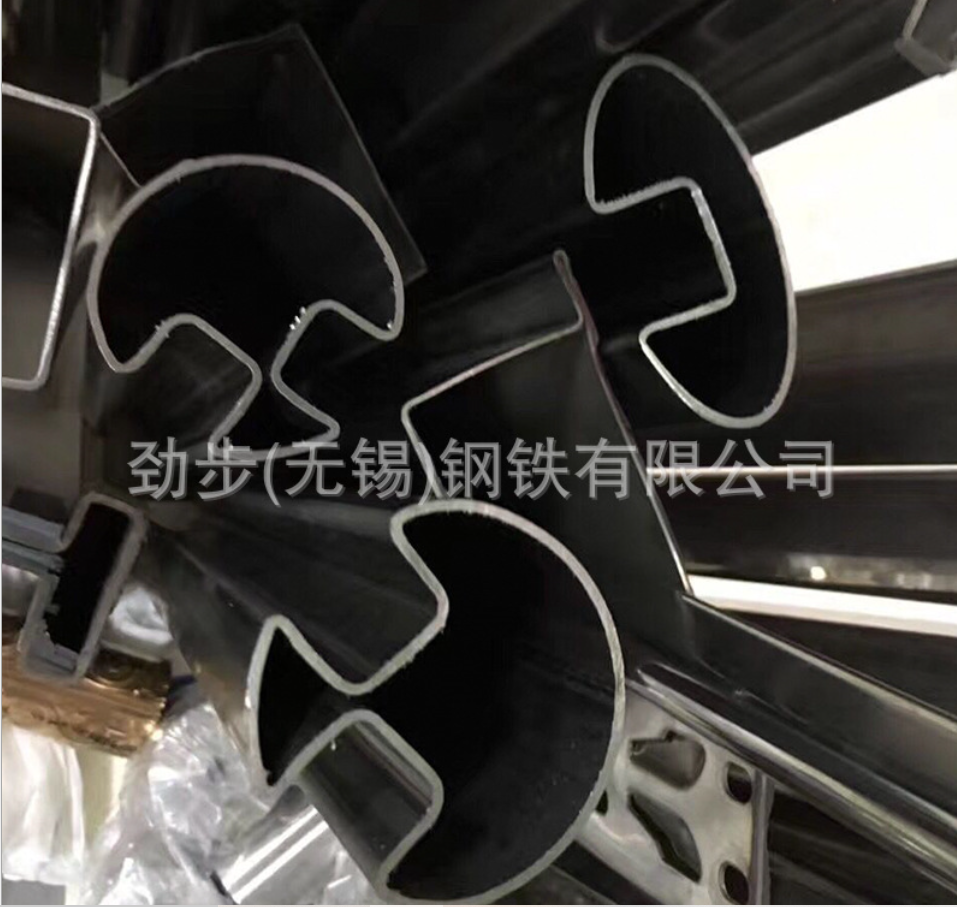 不銹鋼異型管 304焊接凹槽橢圓管 不銹鋼管件批發(fā)