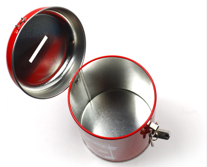 金屬儲(chǔ)錢(qián)罐 金屬收納罐供應(yīng) 馬口包裝鐵罐廠家