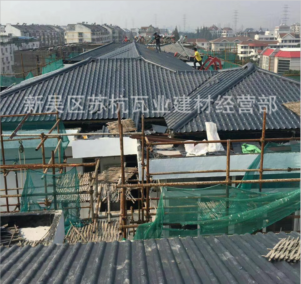 平改坡*瓦 塑鋼瓦制作批發(fā) 無錫復(fù)古瓦廠家