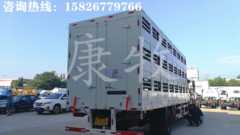 全鋁合金10米豬仔轉(zhuǎn)運車拉豬車