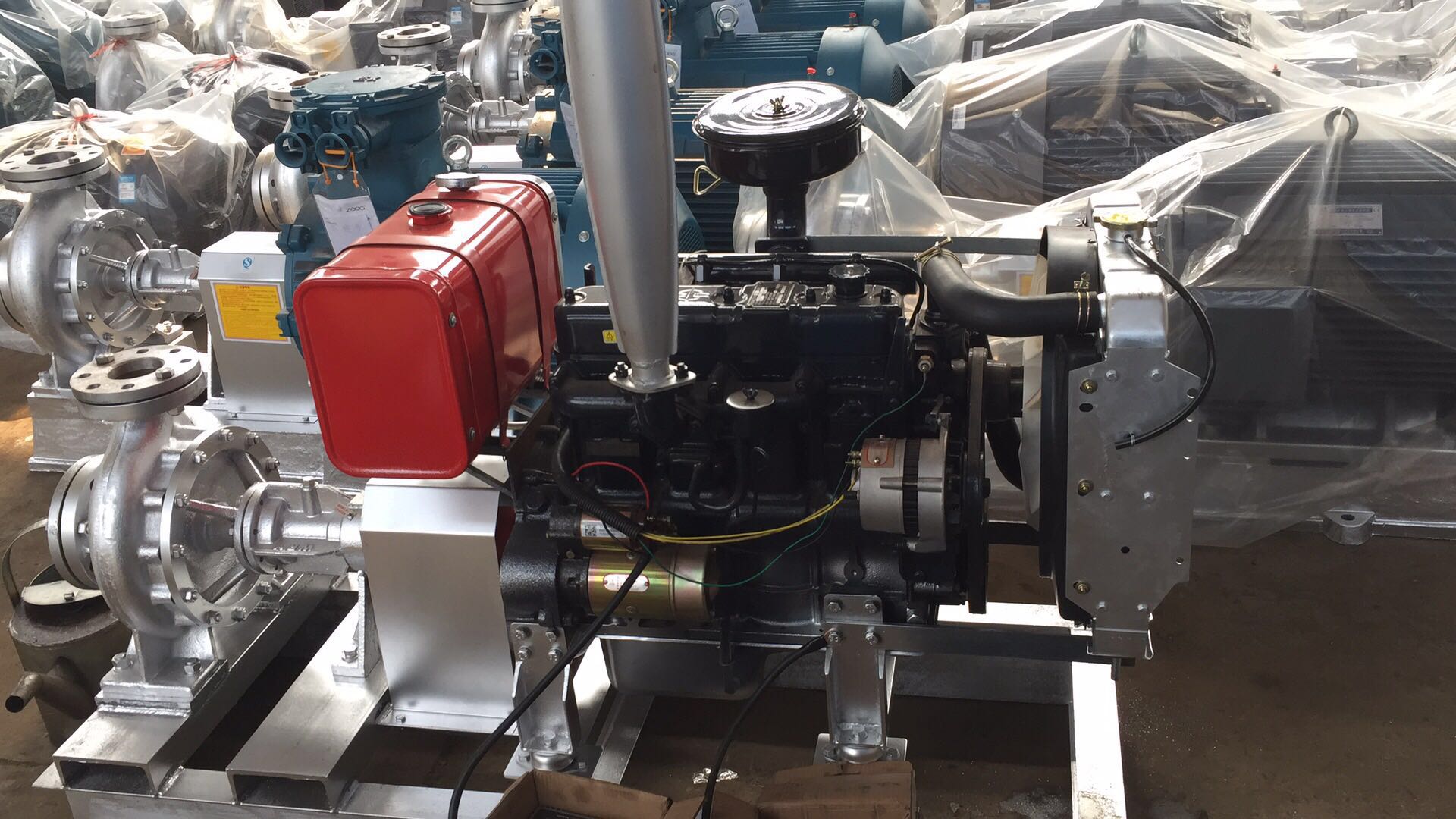 常州熱油泵 武進(jìn)熱油泵 帶電啟動(dòng)柴油機(jī)熱油泵100-65-200（15KW）