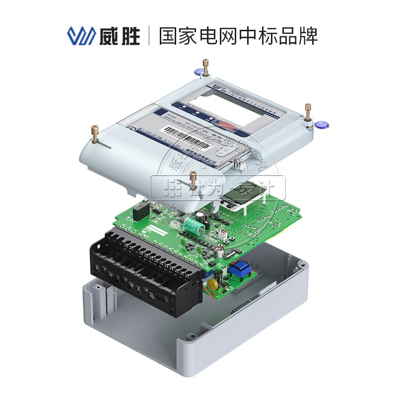 長(zhǎng)沙威勝三相多功能電表DSSD331-MB3 三相多功能電能表 精度0.5S級(jí) 3×100V 3×1.5(6)A