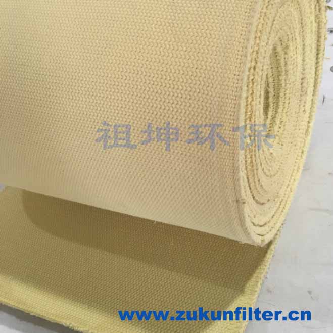 祖坤環(huán)保 斜槽透氣布 滌綸透氣布 芳綸透氣布 水泥運輸槽透氣層