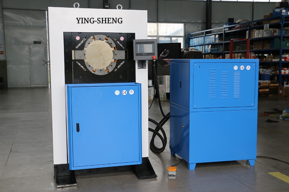 山東永豐Y160型扣壓機(jī) 四方管鋼管(鎖)縮頭機(jī) 扣壓機(jī)數(shù)控壓管機(jī) 進(jìn)口縮管機(jī)