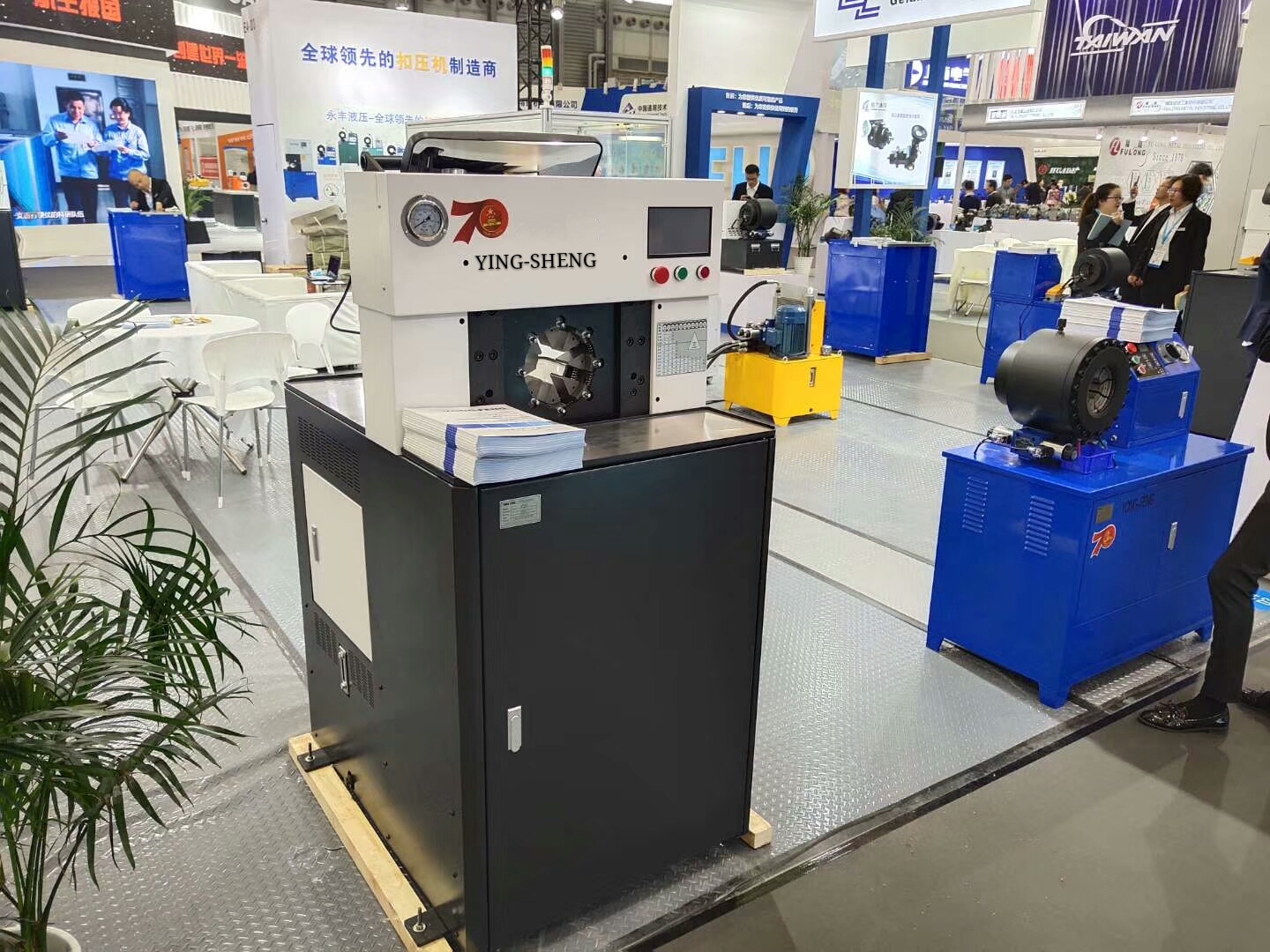 永豐Y160扣壓機(jī) Y160壓管機(jī)  數(shù)控扣壓機(jī) 永豐YJK-80N型扣壓機(jī)