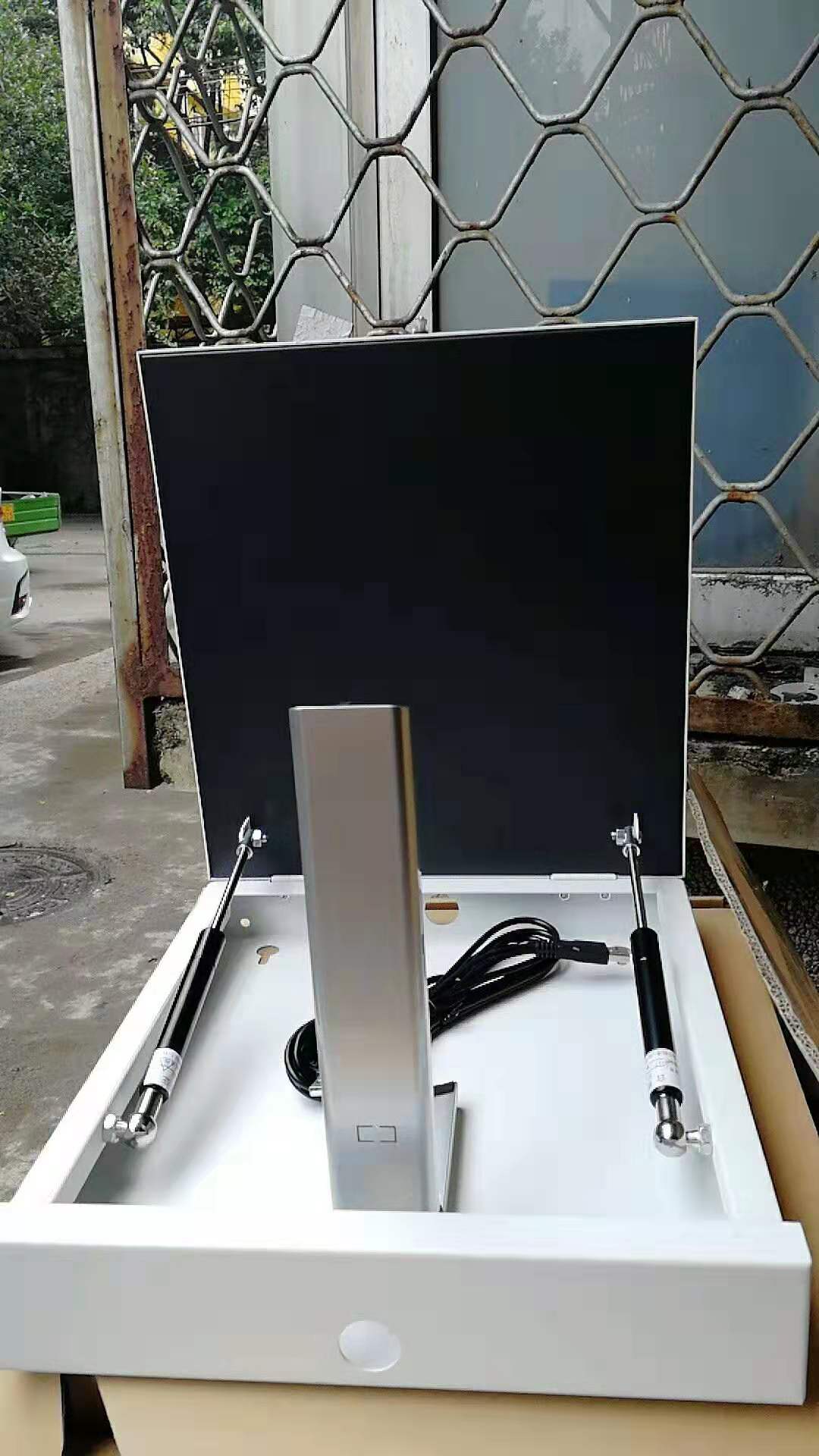 供應(yīng)東營投影幕布150寸雙支架幕布愛麗特幕布山東投影幕布150寸雙支架幕布