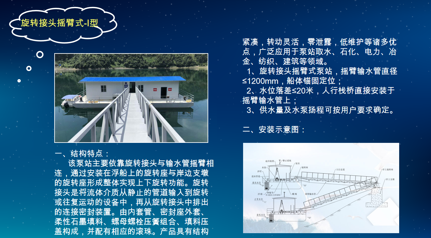 取水泵船、取水浮船、浮船泵站生產(chǎn)廠家
