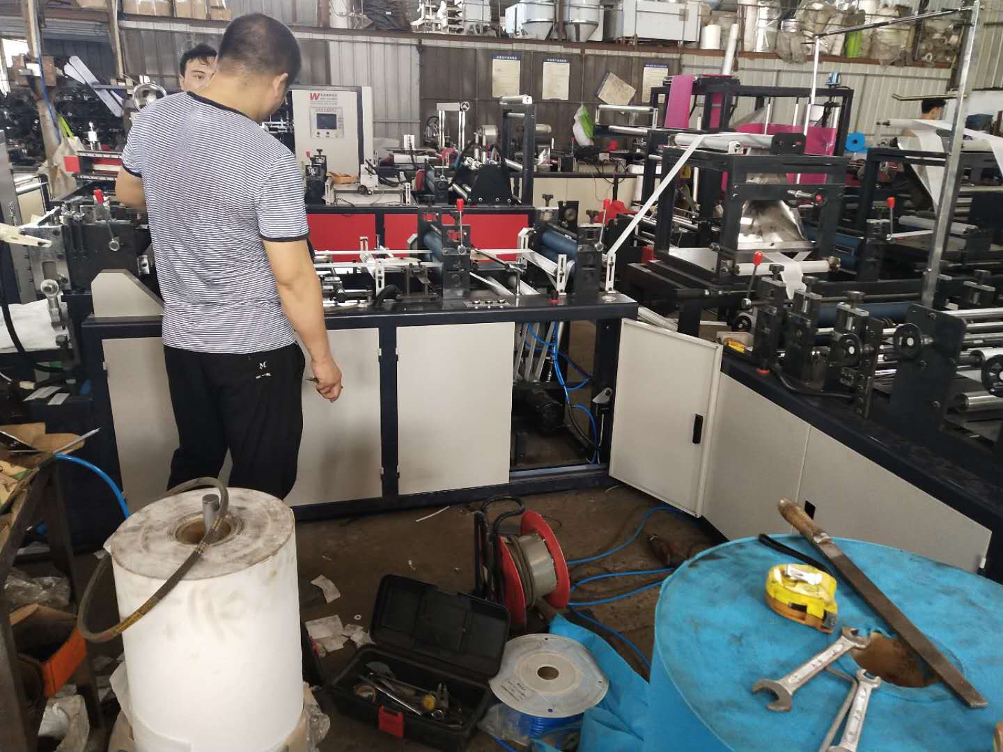 拉鏈立體袋平口袋制袋機 立體袋平口袋制袋機