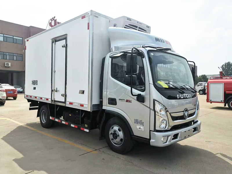 福田奧鈴速運(yùn)冷藏車 藍(lán)牌冷藏車