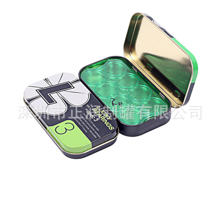 小巧翻蓋鐵盒 翻蓋小鐵盒 鐵盒新款 迷你小鐵盒定制