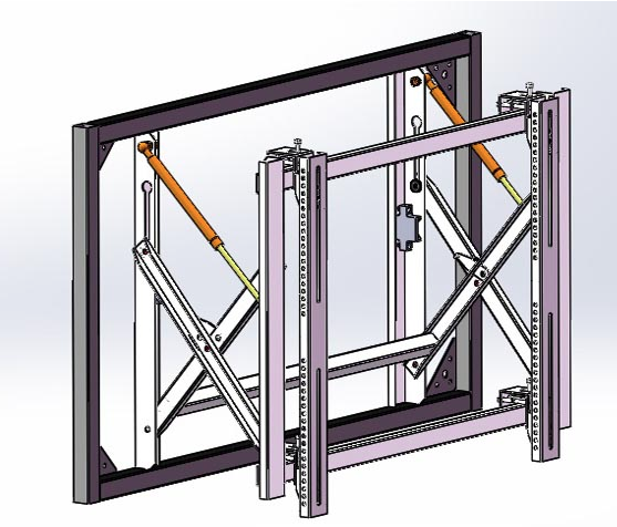 北京拼接屏上翻前維護支架批發(fā)