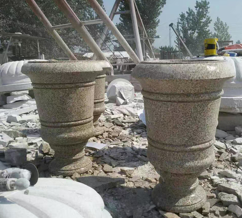 廠家批發(fā)黃銹石盆栽花盆批發(fā)價