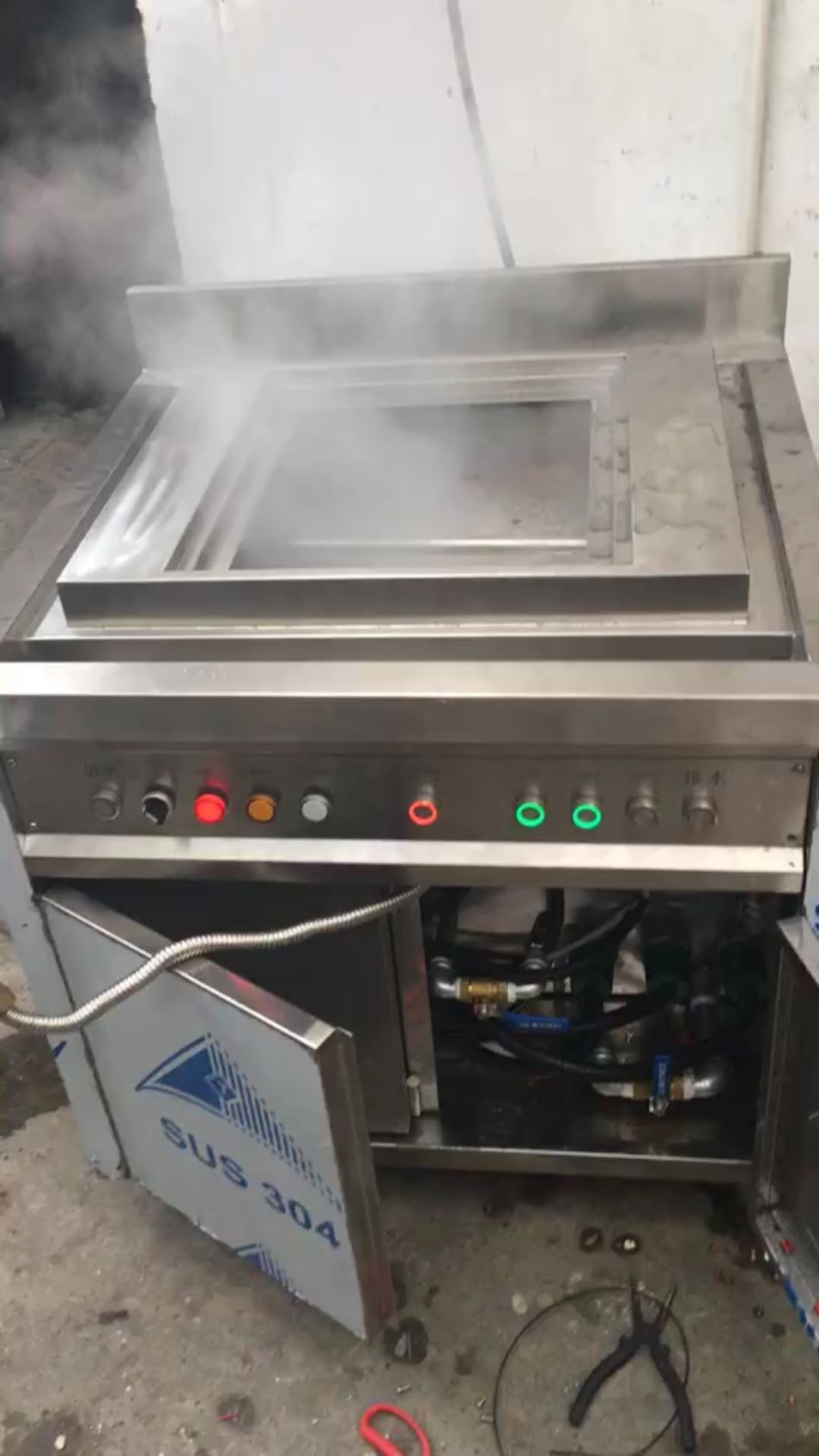 海鮮蒸柜智能 電腸粉柜 一體化智能電腸粉柜