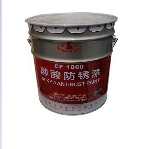 紅獅CF1000醇酸防銹漆 鋼結(jié)構(gòu)金屬表面防銹漆 北京華企光科貿(mào)公司經(jīng)銷  紅獅CF1000醇酸防銹漆