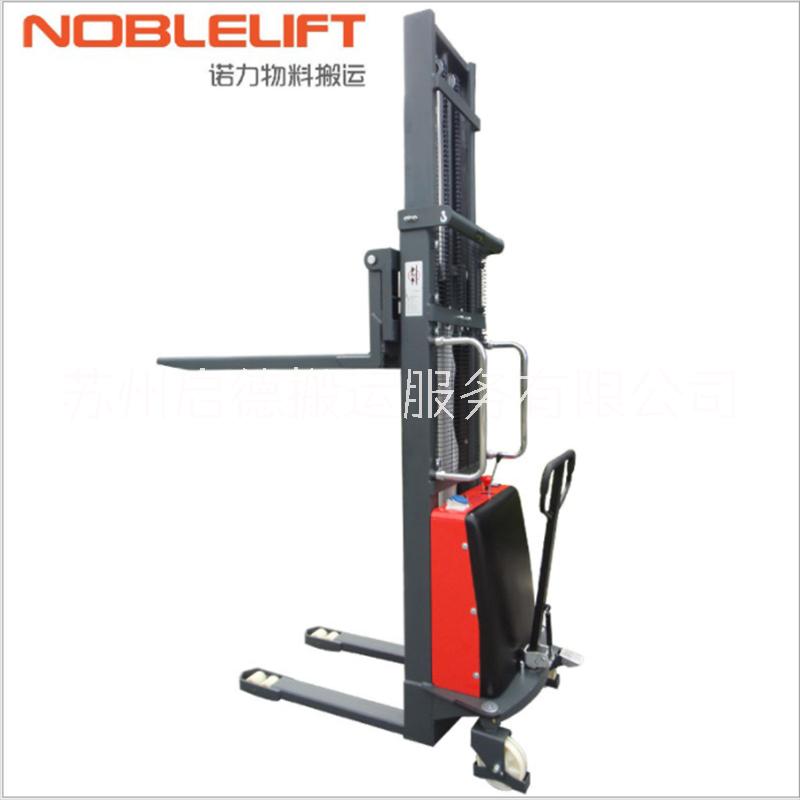 江蘇供應半電動堆高車1噸2噸叉車 半電動堆高車搬運電動叉車堆垛鏟車升高裝卸車