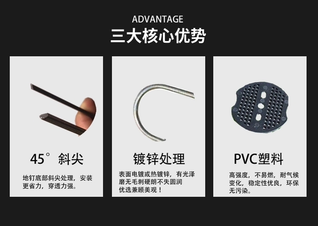 防草布地釘批發(fā) 五金批發(fā)地釘 U型地釘廠家 防草布地釘定制