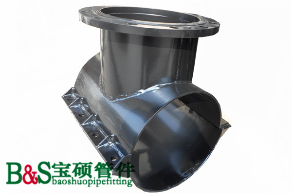 生產供應鑄鐵法蘭馬鞍三通管卡法蘭增接口