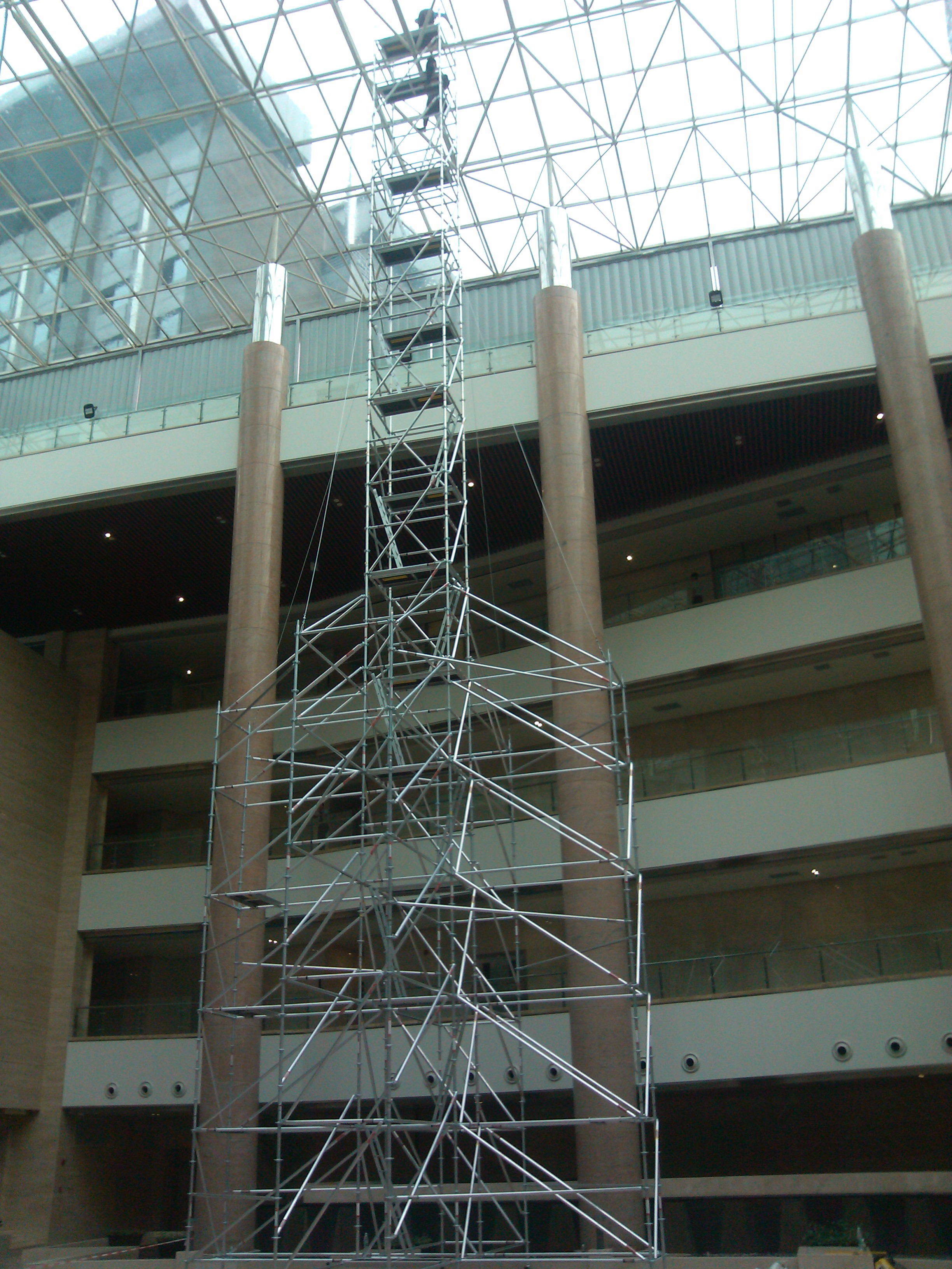 多功能快裝鋁合金腳手架 移動式腳手架 高層建筑室內(nèi)大廳*