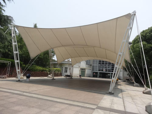 膜結構雨棚，氣車停車棚，遮陽雨棚，膜結構看臺棚，15858761277