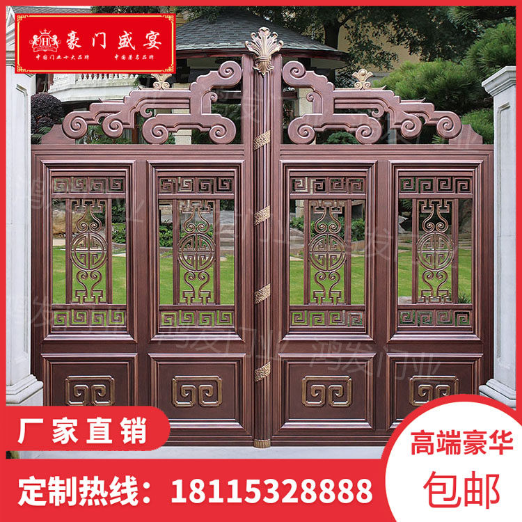 揚(yáng)州鑄鋁院門(mén)  院門(mén)選鴻發(fā)門(mén)業(yè)，*鑄造