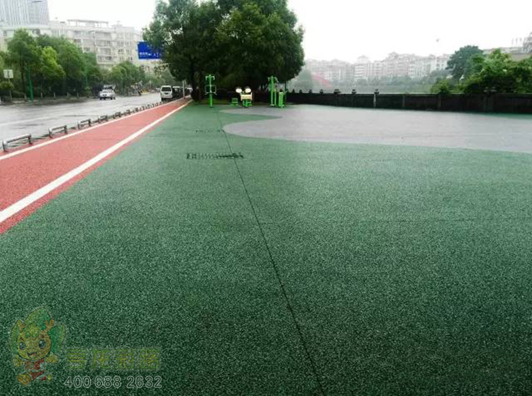 透水混凝土著色劑，方案設計，材料施工，亨龍供應