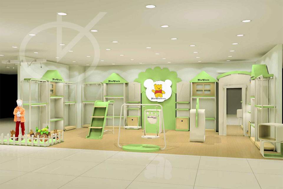 南充童裝服裝展柜訂做