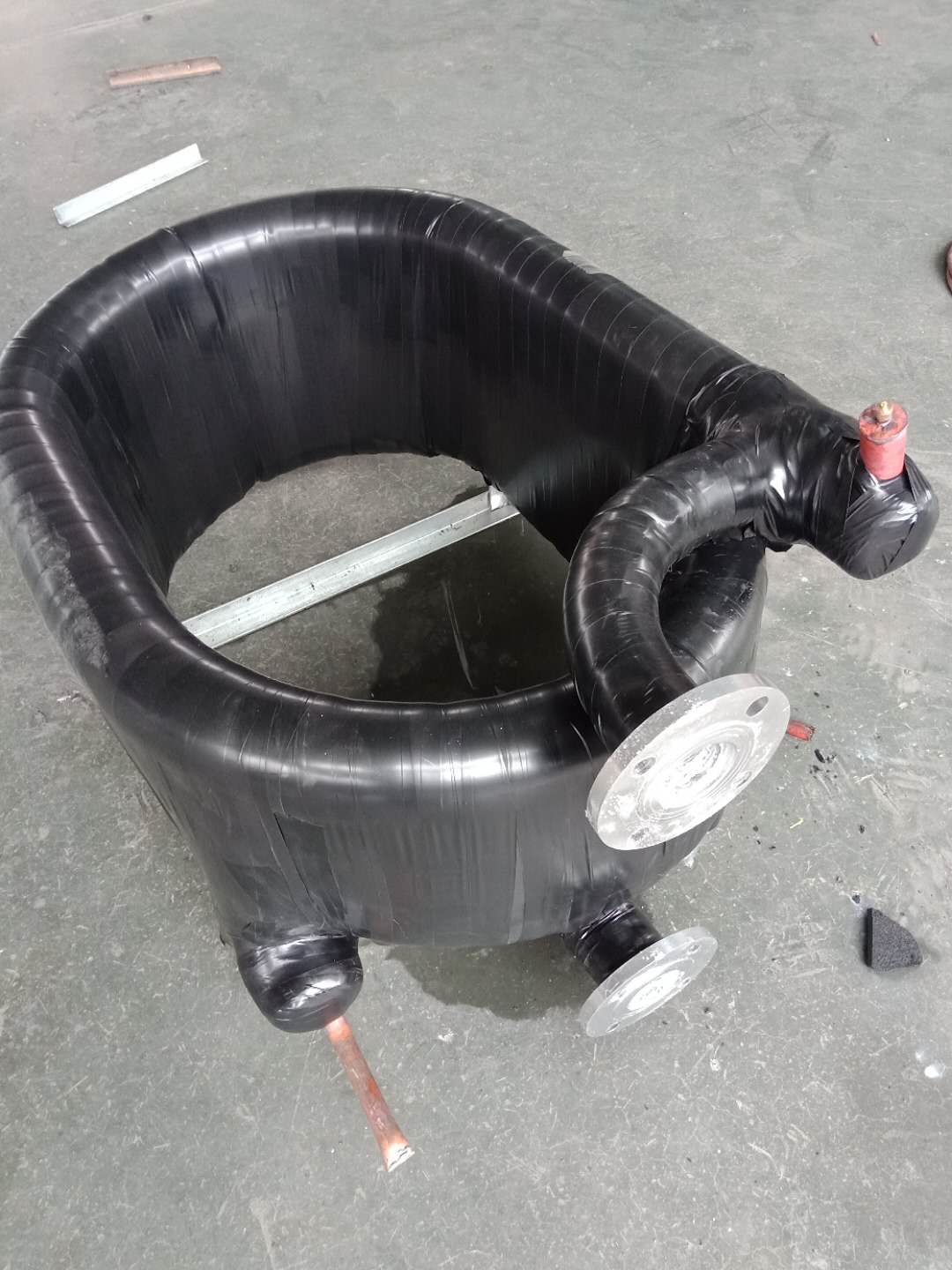 清華同方F-S-R-60套管式換熱器定做翅片式換熱器廠家中央空調(diào)維修 空調(diào)配件