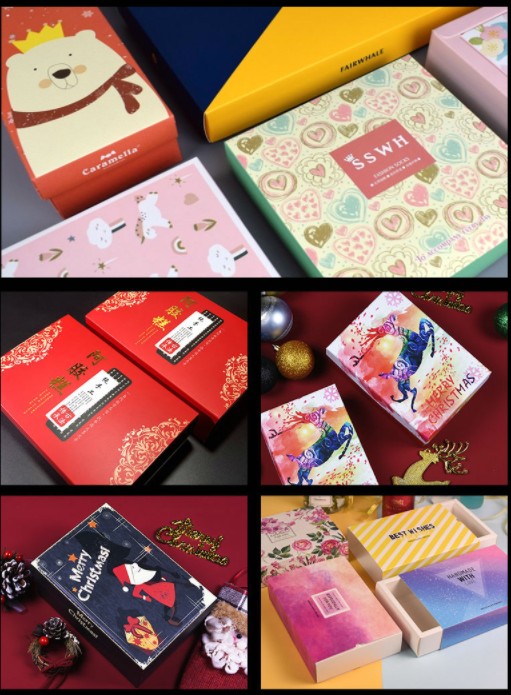 定制禮品盒包裝、玩具盒包裝、食品包裝等