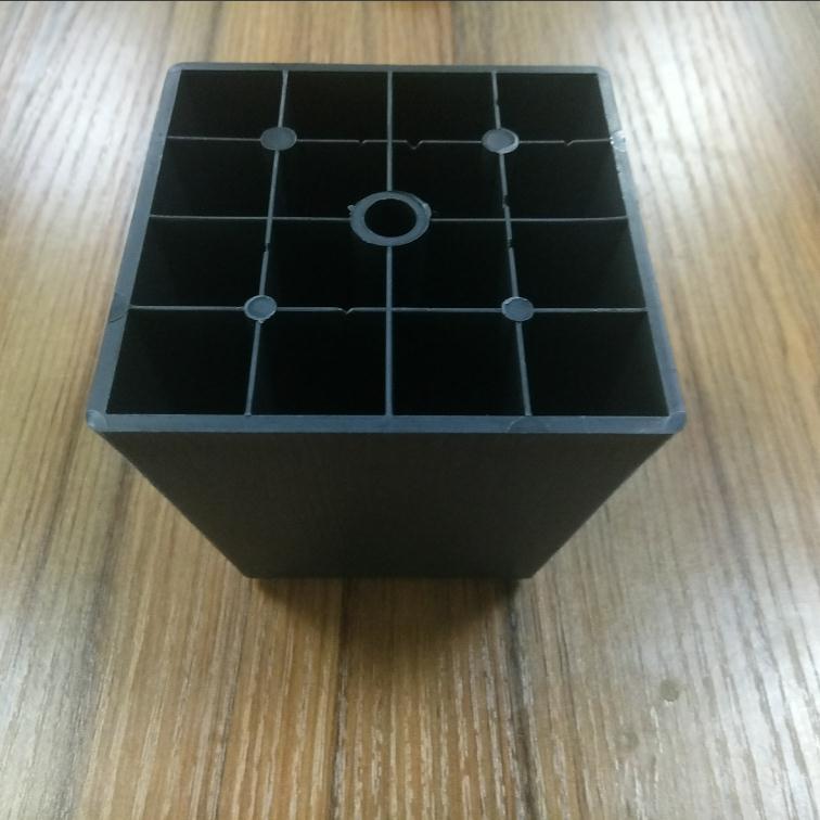 方形沙發(fā)腳 方形塑膠沙發(fā)腳 80公分高黑色塑膠沙發(fā)腳