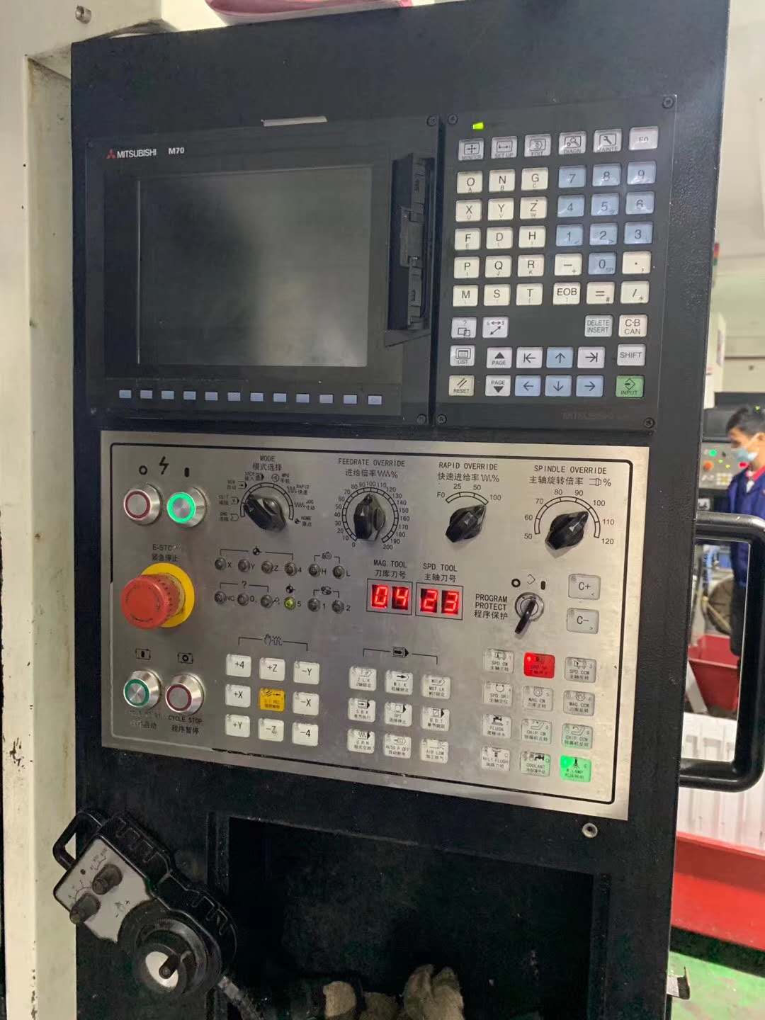 出售正佑V1160，三菱70系統(tǒng)，BT40皮帶頭。