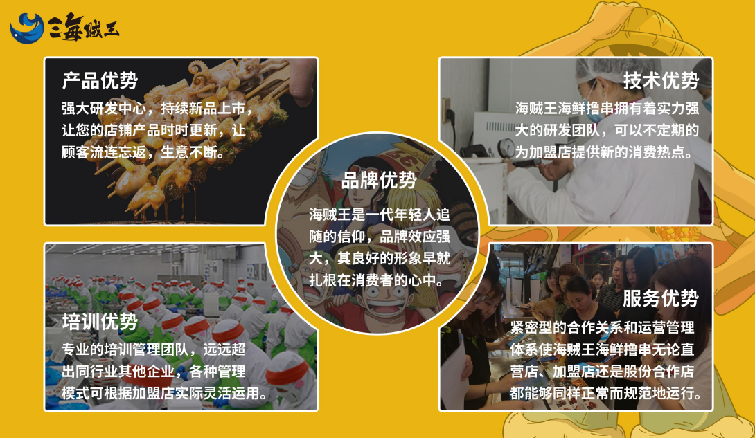 海賊王海鮮擼串代理加盟優(yōu)勢多多