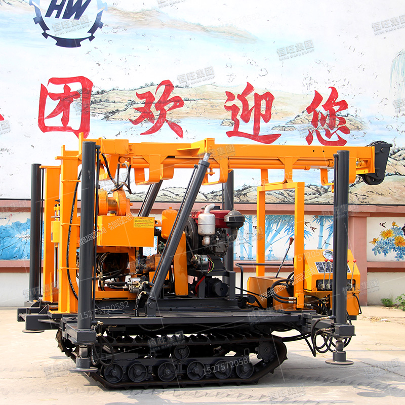 恒旺履帶式液壓水井鉆機200米液壓打井機便宜的液壓打井機廠家直銷*率