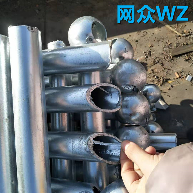 球接欄桿WZ網(wǎng)眾球接欄桿定制，批發(fā)，欄桿立柱