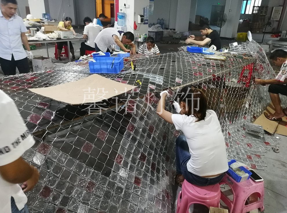 非標(biāo)工程燈定制 工廠試裝
