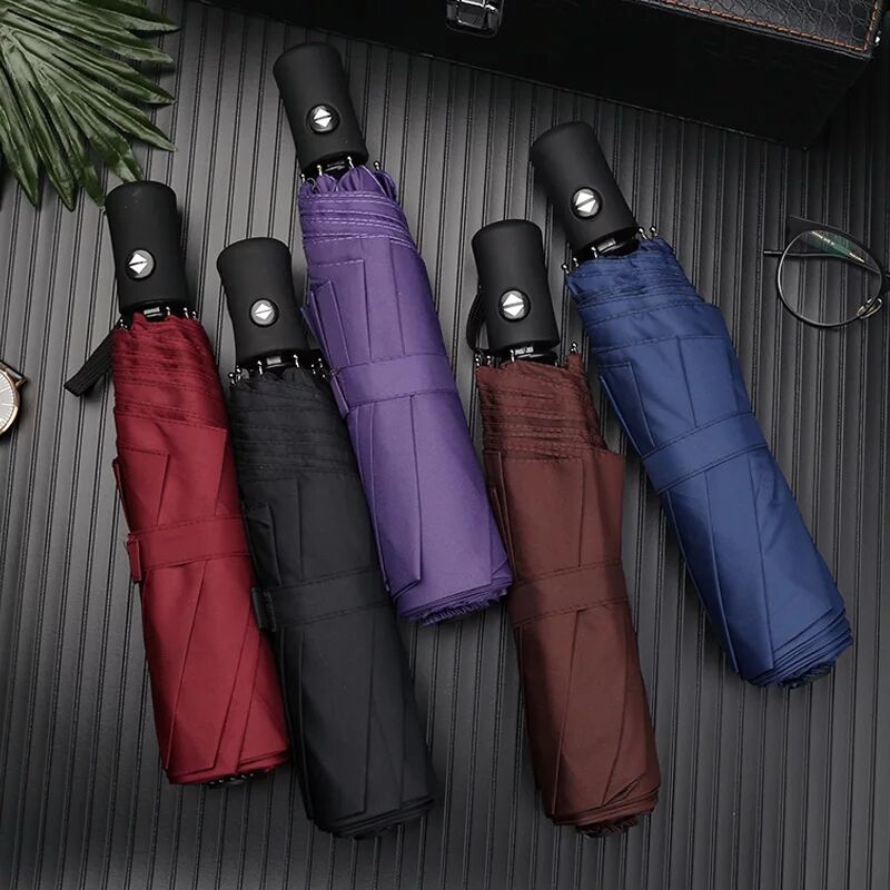 全自動(dòng)三折廣告?zhèn)銑W迪汽車傘廠家  奧迪汽車傘商務(wù)自開收傘  禮品雨傘定制logo折疊傘