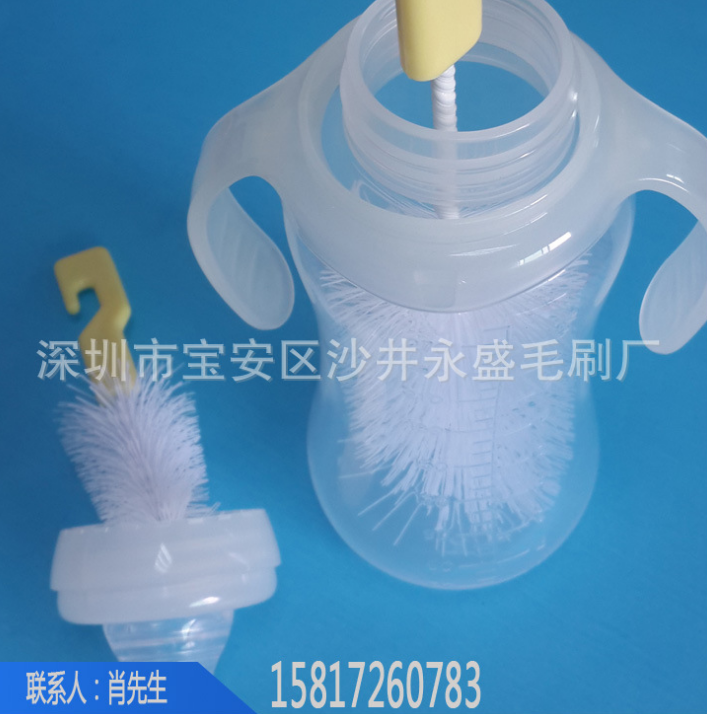廠家供應(yīng) 深圳奶瓶刷廠家 嬰幼兒奶瓶刷 奶瓶刷尼龍 新款熱銷(xiāo)奶瓶刷
