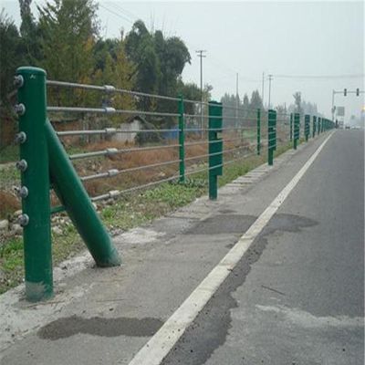 高速公路防撞繩索護(hù)欄盤山路旅游景區(qū)纜索護(hù)欄纜繩鋼絲繩護(hù)欄