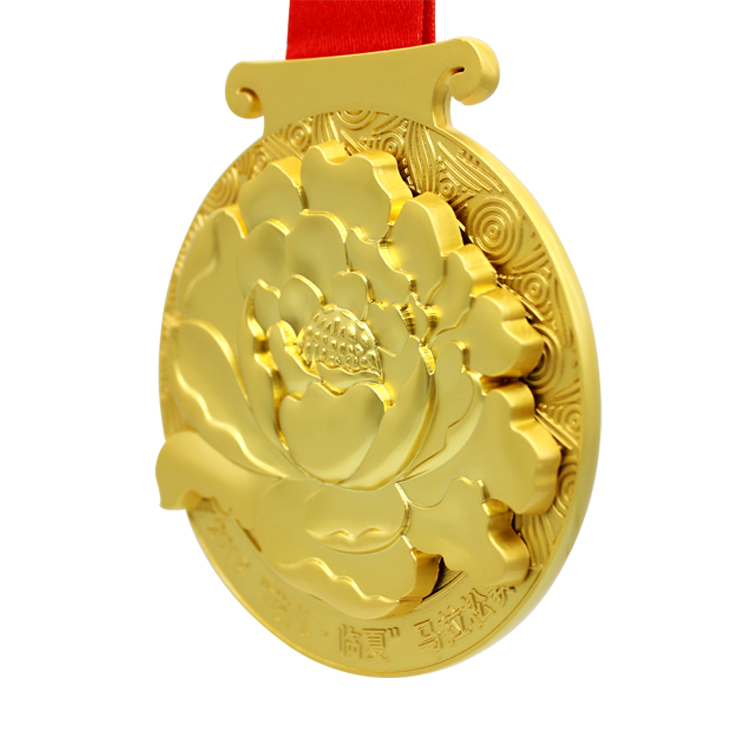 花兒 · 臨夏馬拉松獎(jiǎng)牌做工精美雕刻清晰免費(fèi)設(shè)計(jì)打樣