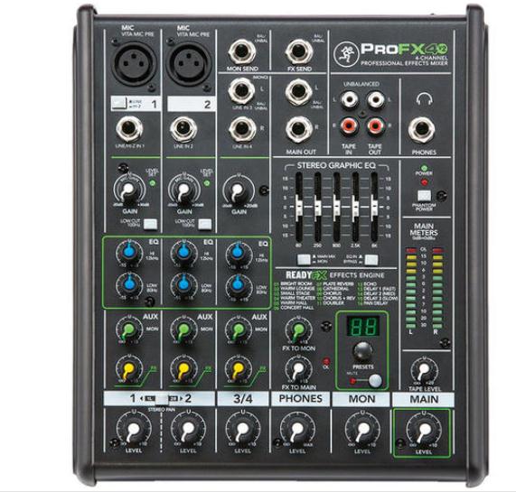 新款美奇Profx8調(diào)音臺(tái)帶效果
