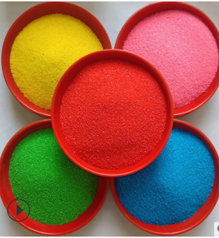 沙畫彩砂兒童玩具用彩色沙 彩色沙子供應 彩色沙子供應廠家