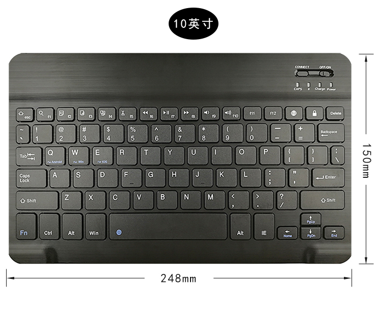 *廠家歡迎定制轉(zhuǎn)軸皮套鍵盤折疊鍵盤藍牙鍵盤七彩背光鍵盤