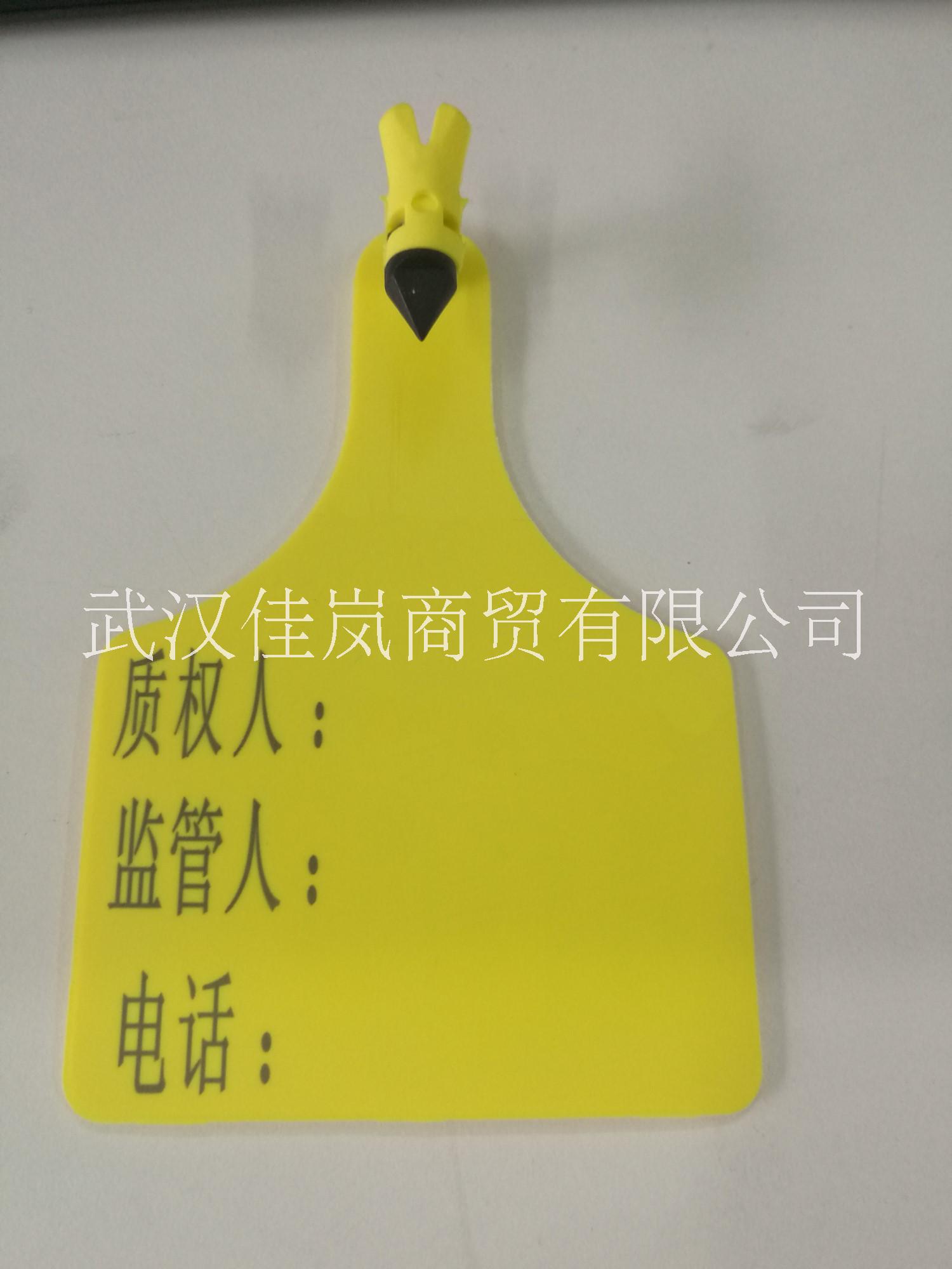 一體牛耳標(biāo) 連體耳標(biāo) 單片式耳標(biāo)創(chuàng)口小且不易掉耳標(biāo) 武漢佳嵐廠家批發(fā)