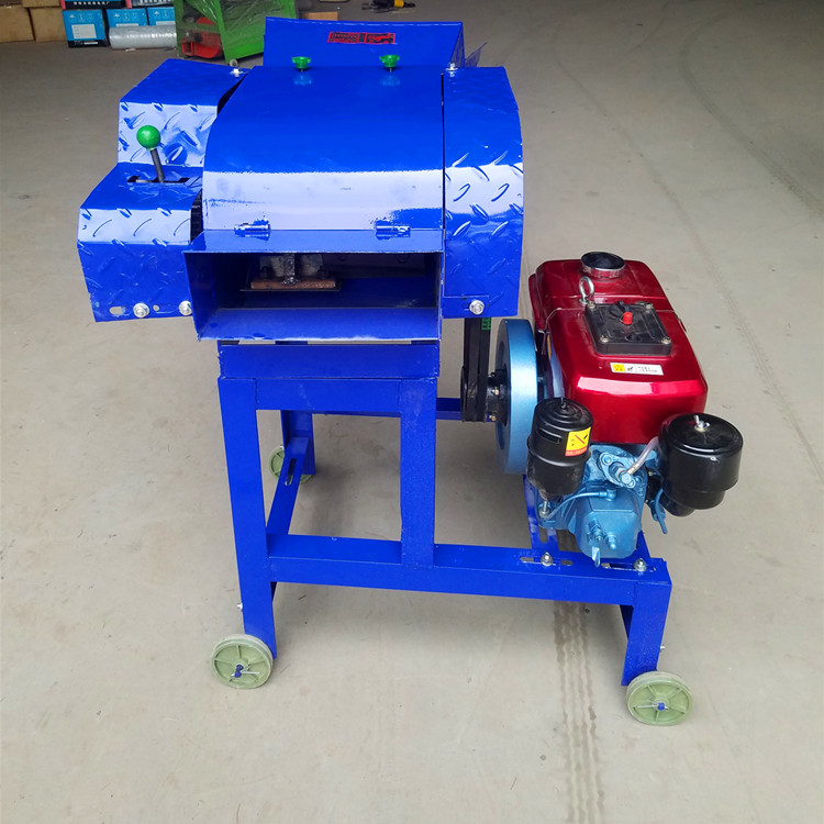 熱銷小型汽柴帶動鍘草機(jī) *干濕玉米秸稈鍘草機(jī) 干麥稈鍘草機(jī)
