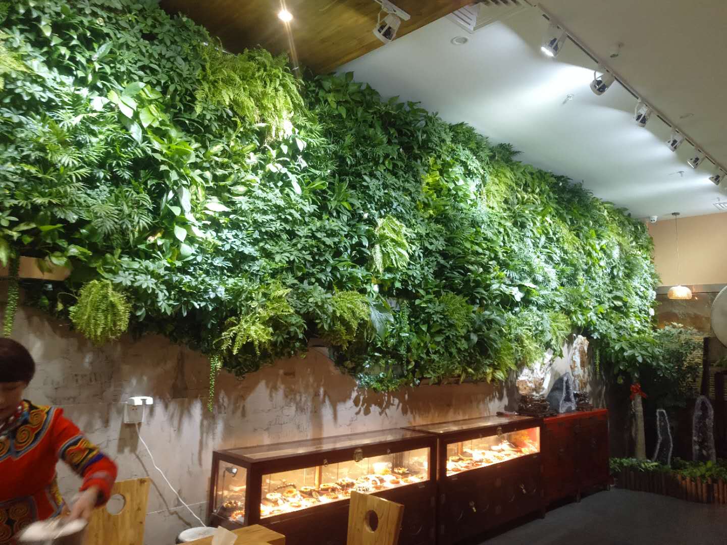 餐吧植物墻，餐廳墻，植物墻價格，室內(nèi)植物墻【北京領越園林綠化有限公司】