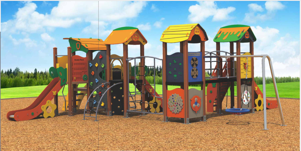 戶外幼兒園中型滑梯玩具,室外大型滑滑梯玩具,工程塑料大中型梭梭板玩具