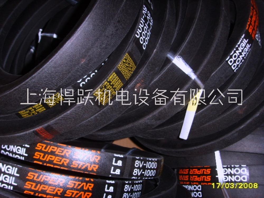 供應(yīng)化工攪拌機皮帶 8V1000耐高溫三角帶 韓國DONGIL皮帶批發(fā)