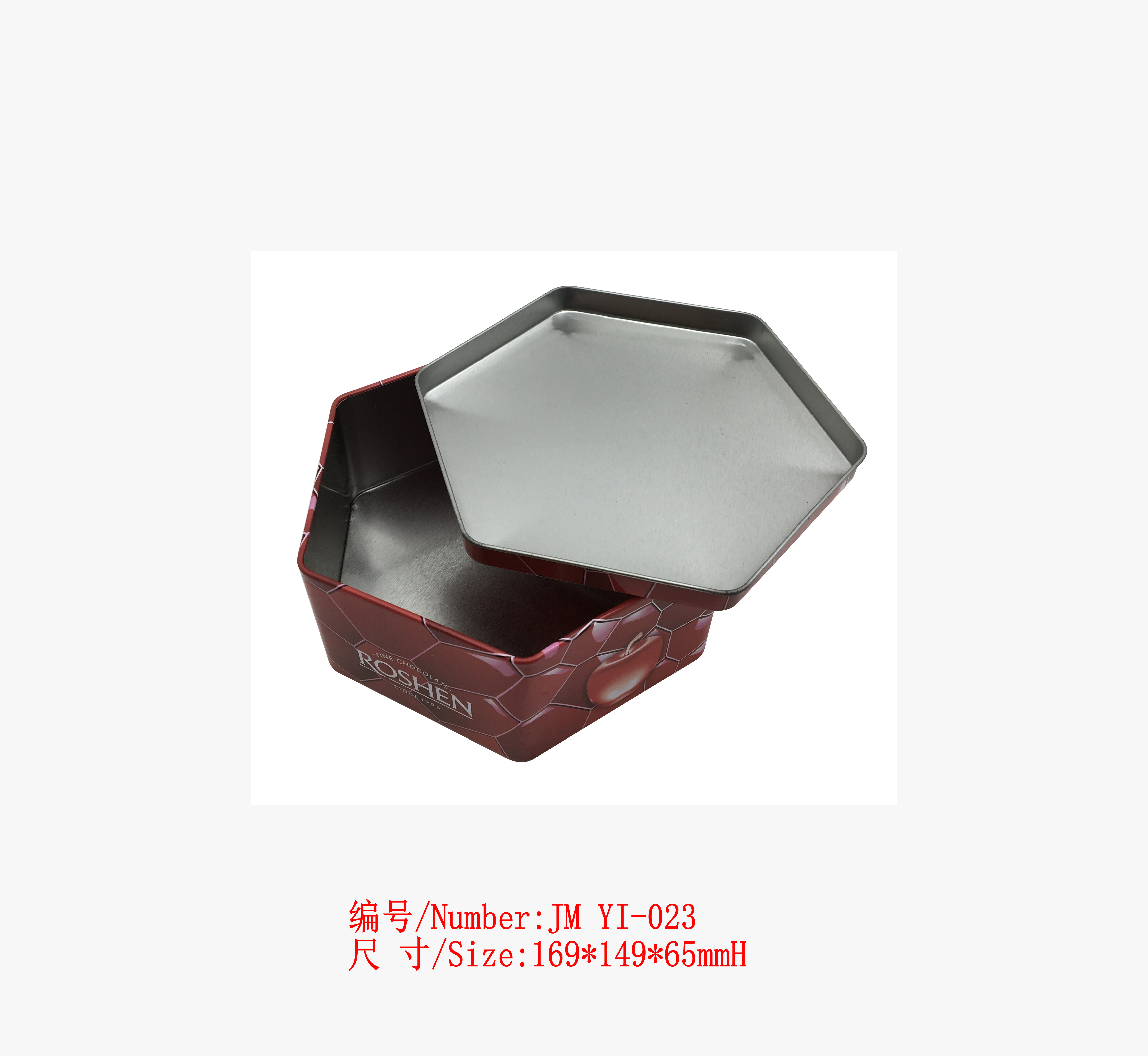 六角糖果罐 廠家訂制生產(chǎn) 量大價格從優(yōu) 馬口鐵，錫鐵鐵盒自動線生產(chǎn)