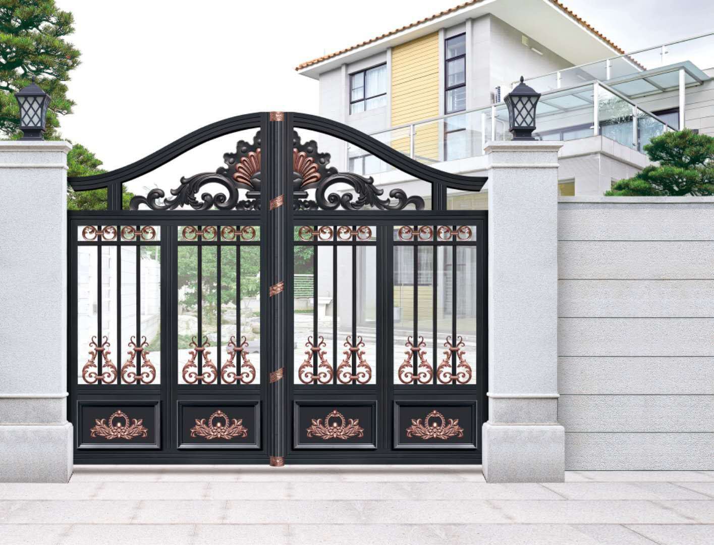 峰峰鋁藝大門  護欄