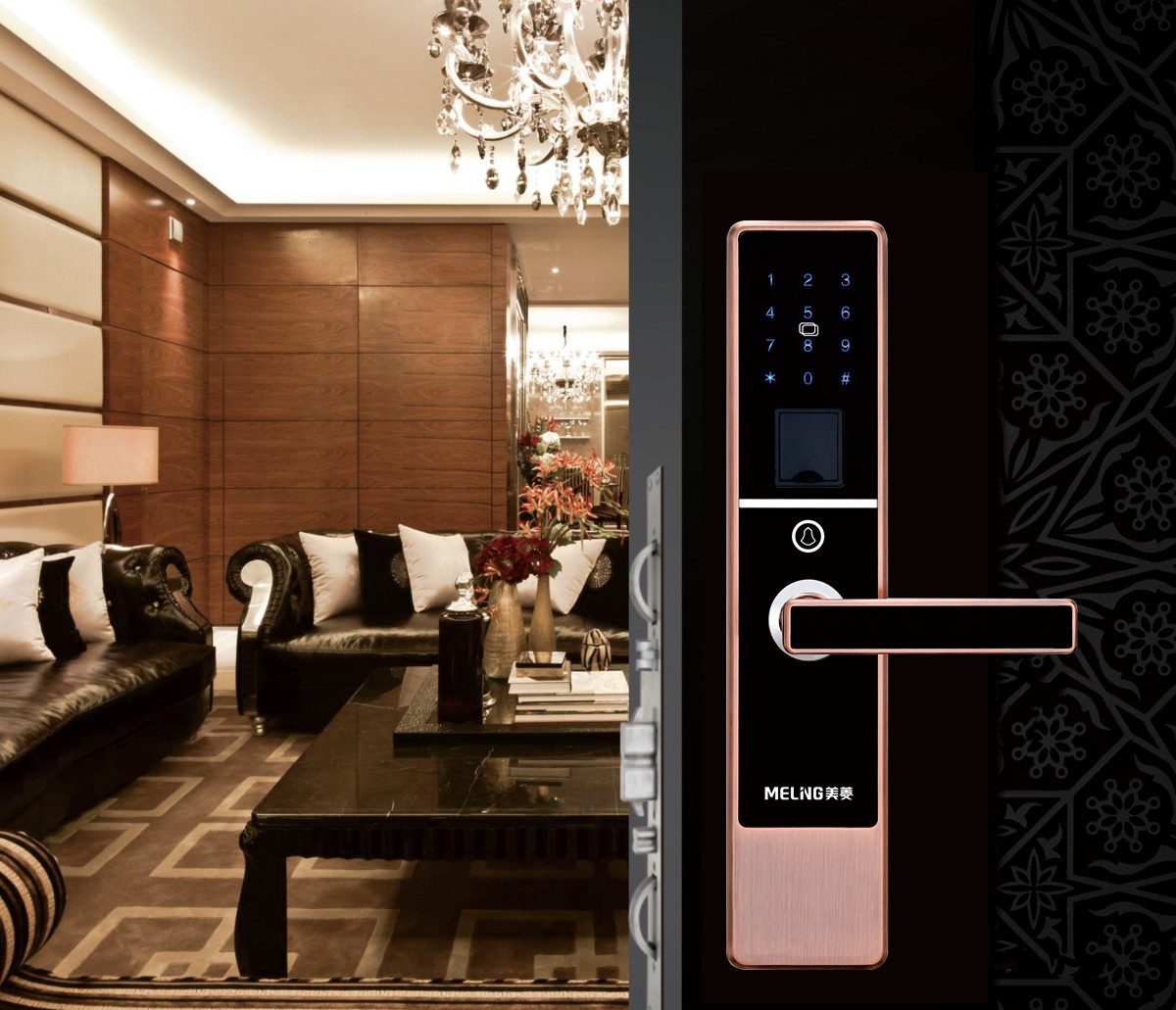 貴陽美菱智能鎖  美菱智能鎖報價  美菱智能鎖售后  智能鎖批發(fā) 美菱智能 MZNS-HZ2436 美菱智能